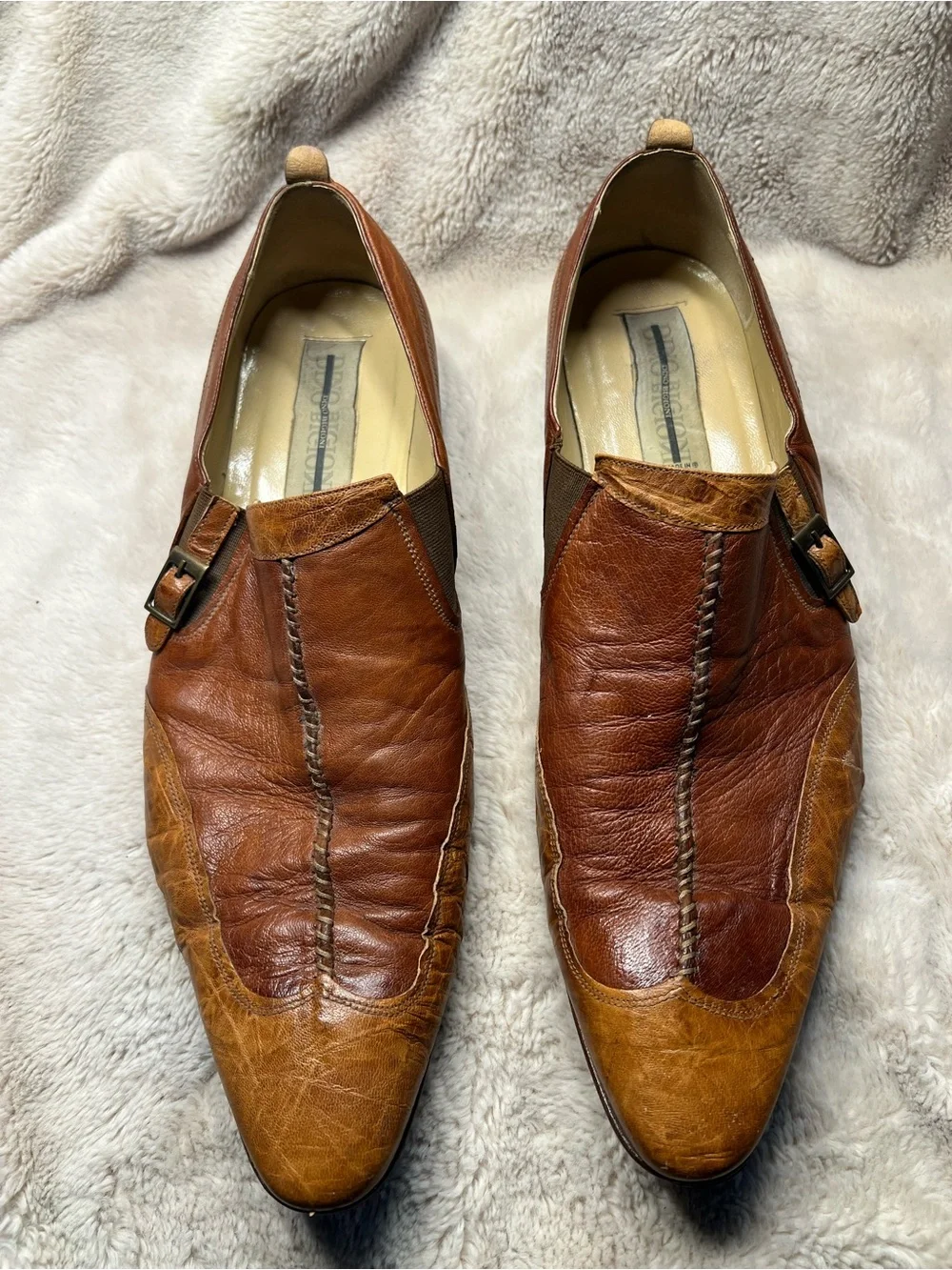 Dino Bigioni Italian leather dress shoes mens 46 or us 12